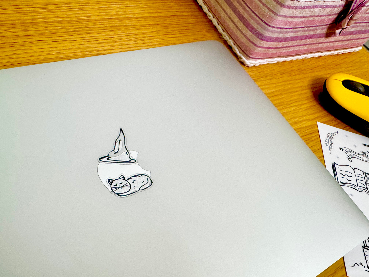 Charmed Bits & Bobs - Sticker Sheet | Clear Vinyl (Monochrome Edition), Waterproof | 10x14cm (3.9x5.5")