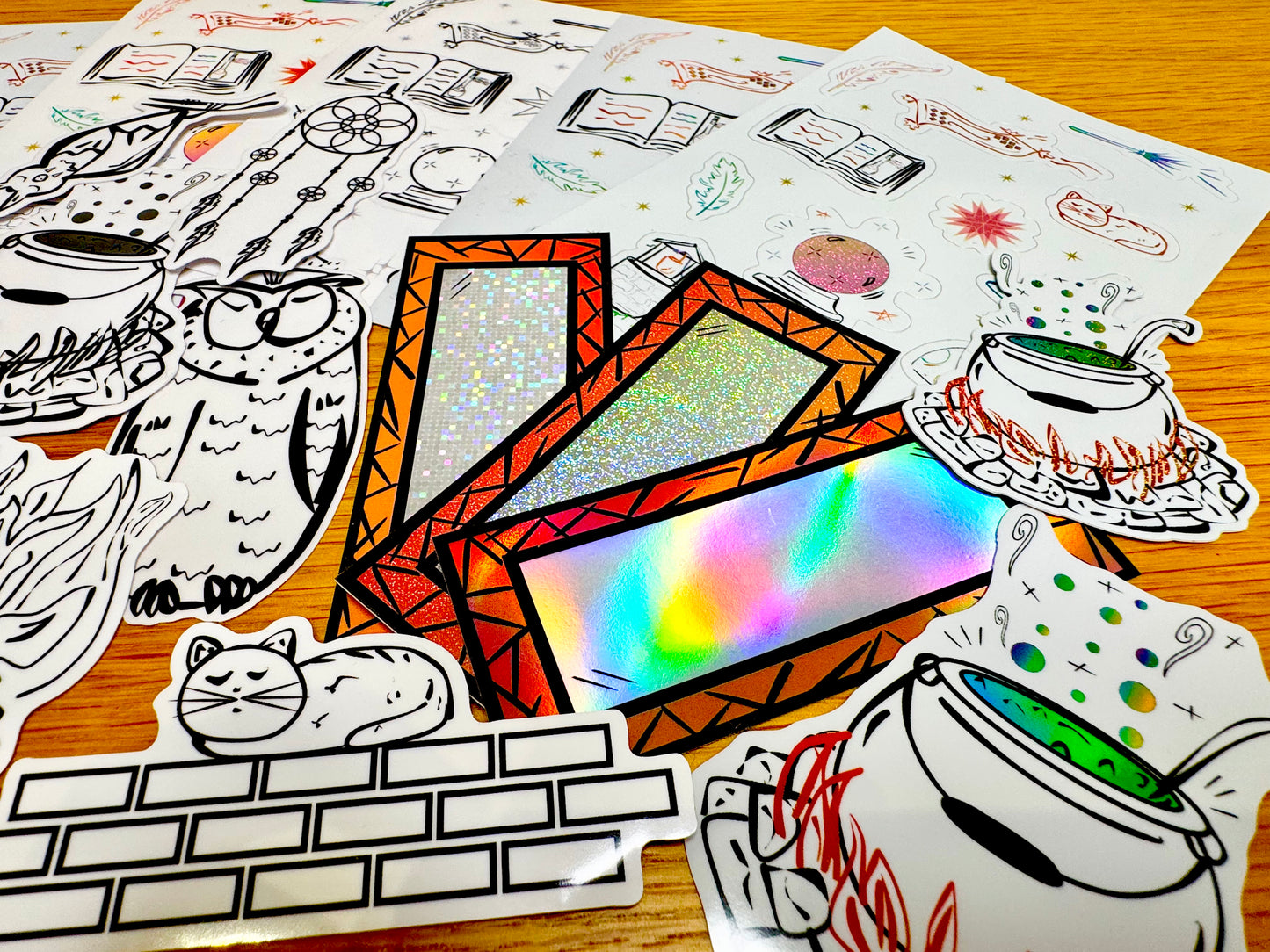 Catnap Loaf- Cat on wall Sticker | White, Waterproof Vinyl | 8.5x3.7cm (3.3x1.5")