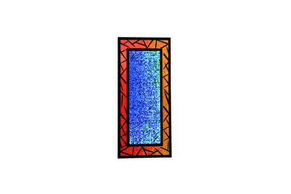 Lucid Reflection - Mirror Sticker | Pixie Dust, Waterproof Vinyl | 4x9cm (1.6x3.5")