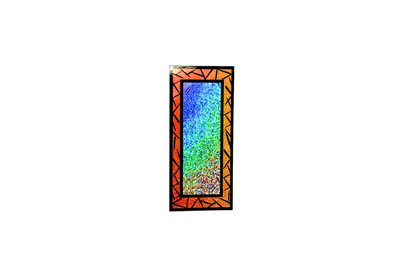 Lucid Reflection - Mirror Sticker | Pixie Dust, Waterproof Vinyl | 4x9cm (1.6x3.5")
